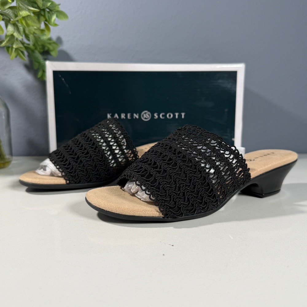 [NEW] Karen Scott‎ macramé sandals. Size 5.5